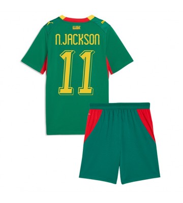 Senegal Nicolas Jackson #11 Udebanetrøje Børn VM 2026 Kortærmet (+ Korte bukser)
